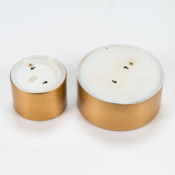 Yki Nummi, taklampor, 2 st, modell 971-135/30, 971-135/20, Stockmann Orno, 1970-tal.