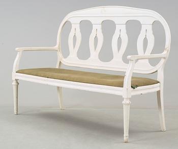 SOFFA, gustaviansk stil, omkring 1900.