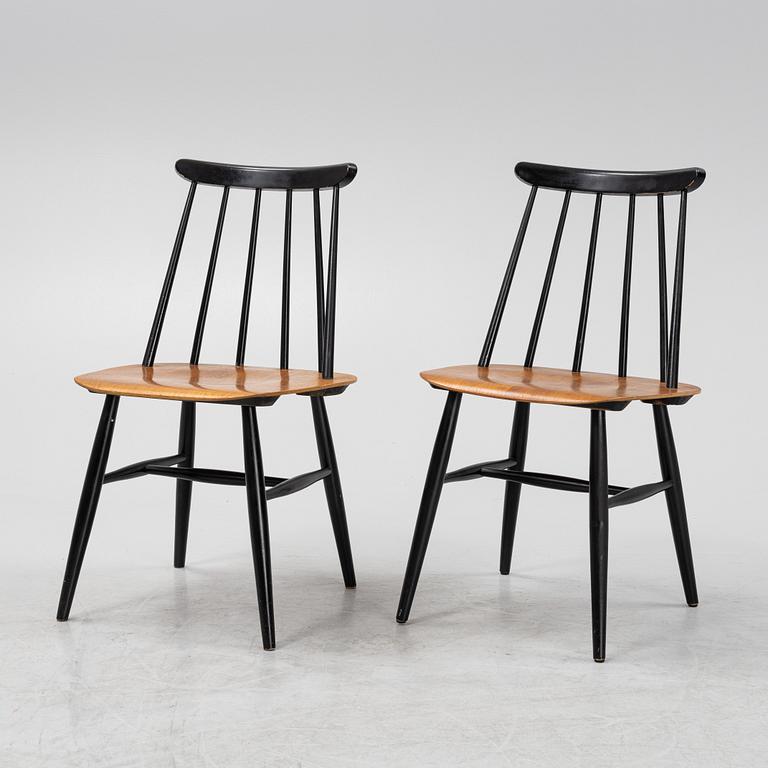 Ilmari Tapiovaara, a set of six 'Fanett' chairs from Edsbyverken, 1960's.