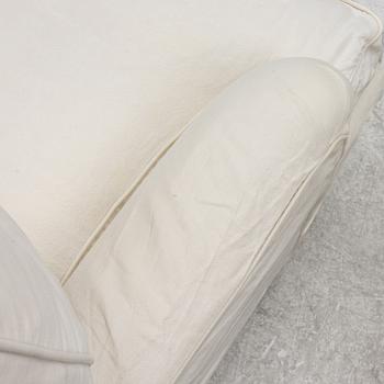 Fåtölj med fotpall, modell "Charles", Jio Möbler.