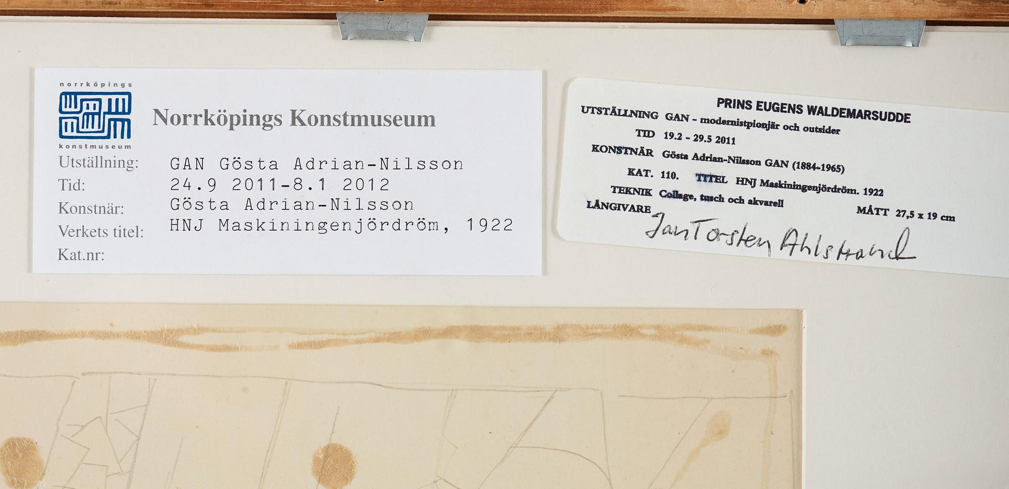 Gösta Adrian-Nilsson, "Maskiningenjördröm" (Mechanical engineer dream).