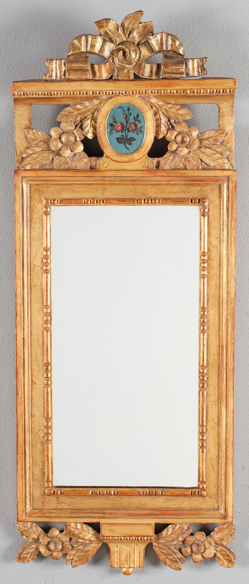 SPEGEL, gustaviansk, omkring år 1800.