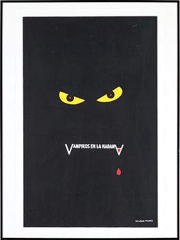 Nelson Ponce Sanchez · NELSON PONCE SANCHEZ, affisch, "Vampiros en la Habana".
