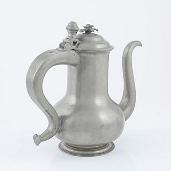 Vinkanna, tenn, av Anders Hedenbom d.y. , Örebro 1761.