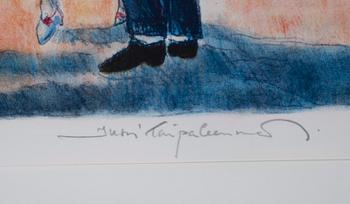 JUSSI TAIPALEENMÄKI, färglitografi, signerad och numrerad 113/210.