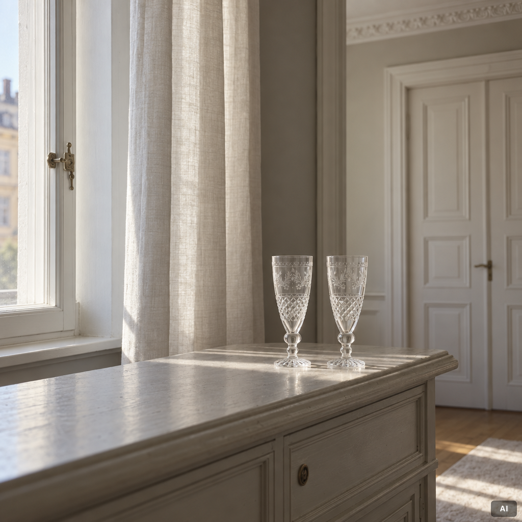 Champagneglas, 7 st, "Elvira Madigan", Kosta.
