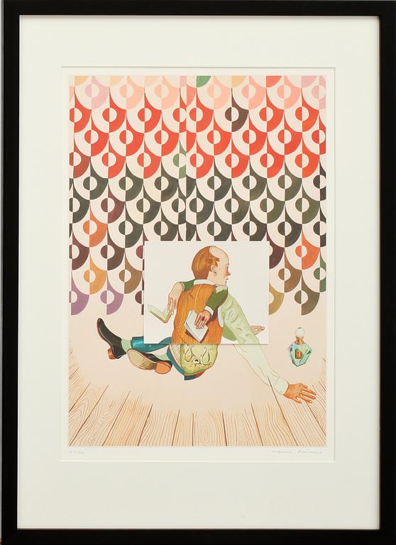 JENS FÄNGE, collage, sign 165/450.