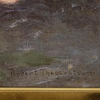 ROBERT THEGERSTRÖM, olja på duk, signerad.