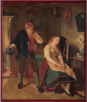 EMIL LJUNGQVIST, olja på duk, sign, sannolikt omkr 1900.