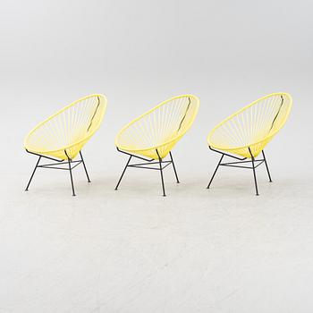 Kirsten Krogh & Jacob Fasting, three 'Acapluco' chairs from the Acapulco series, OK-Design, 21st century.