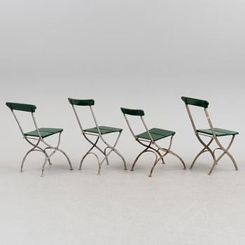 Four first half of the 20th century chairs.