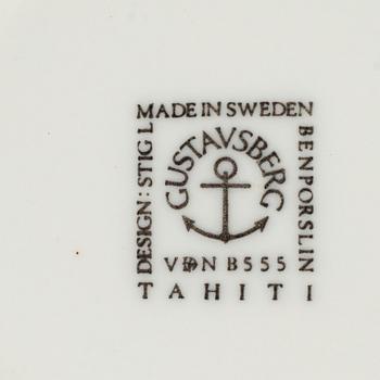 Stig Lindberg, 4 pieces, "Tahiti", Gustavsberg.