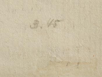 REMBRANDT HARMENSZ. VAN RIJN, etsning. Ca 1654 (Möjligen 1700-talsavdrag).