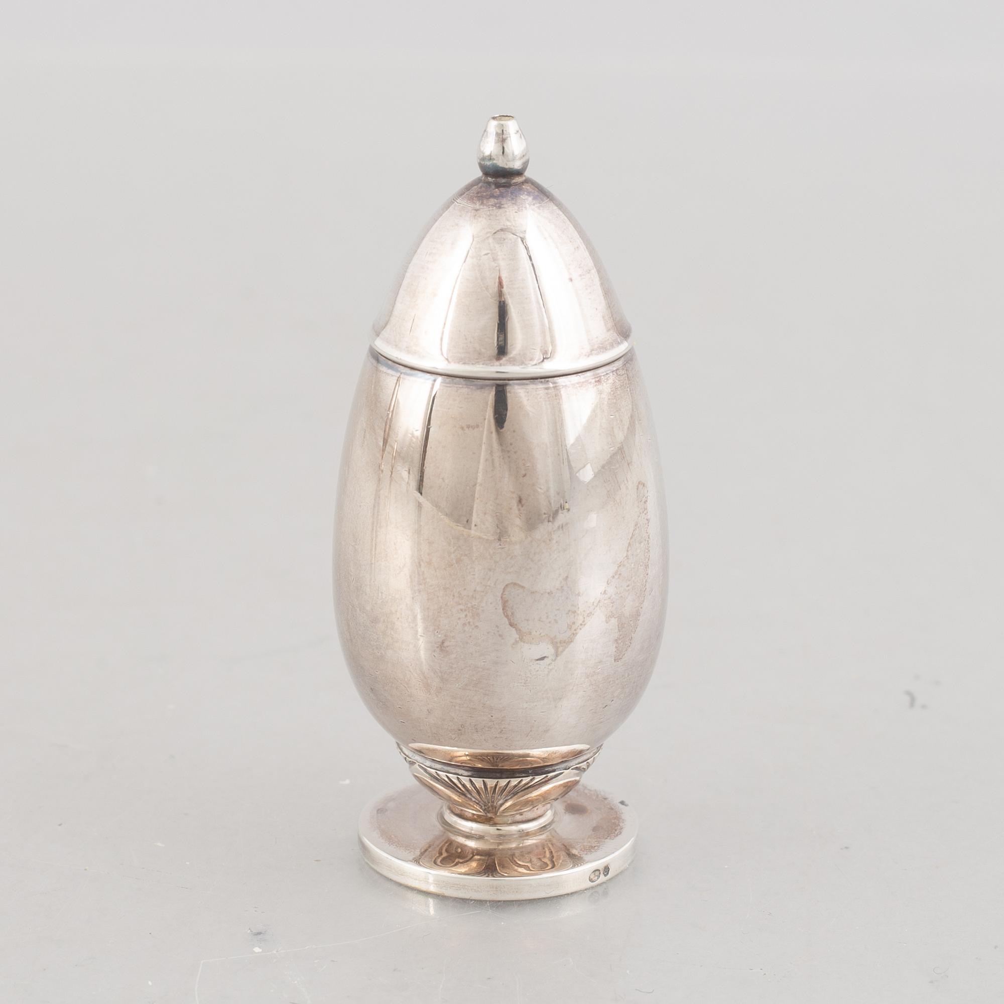 Gundorph Albertus, ströare, 3 st ,"Cactus",  sterling silver, Georg Jensen, Danmark, 1933-44.