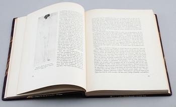 AXEL FRIDELL, etsning i bok, signerad och daterad i plåten. Bok "Axel Fridell, ett konstnärsliv" av Karl Asplund.