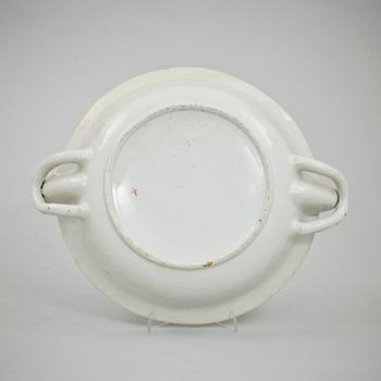 VÄRMEFAT, porslin, Kanton, 1800-tal.