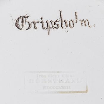 Rörstrand, Tallrikar, 22 st, 1800-tal.