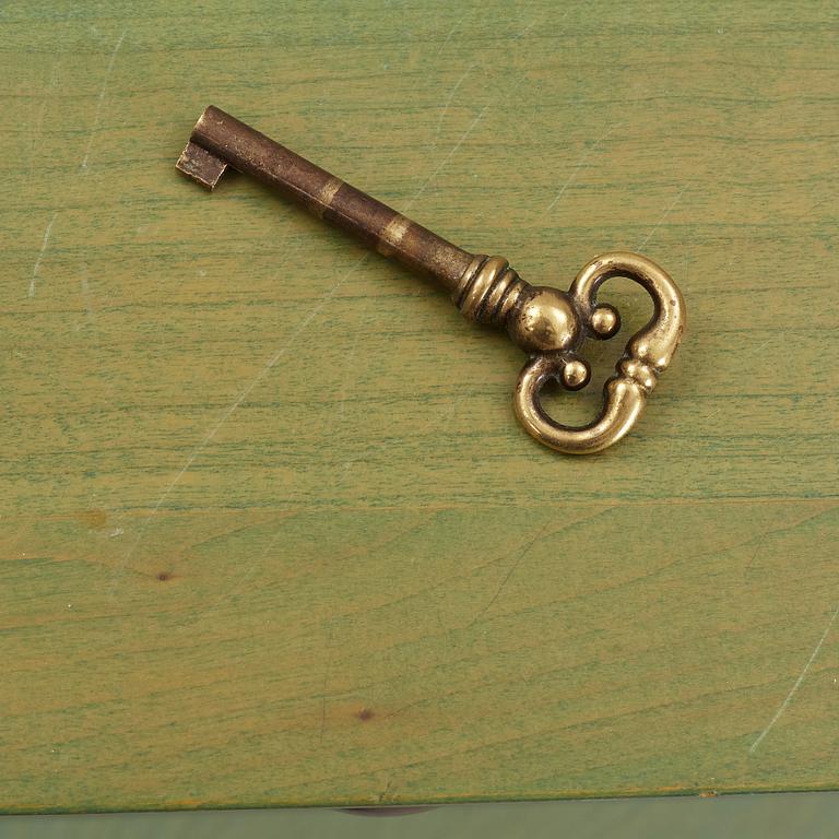 A cabinet and pedestal, Grange, late 20th century.