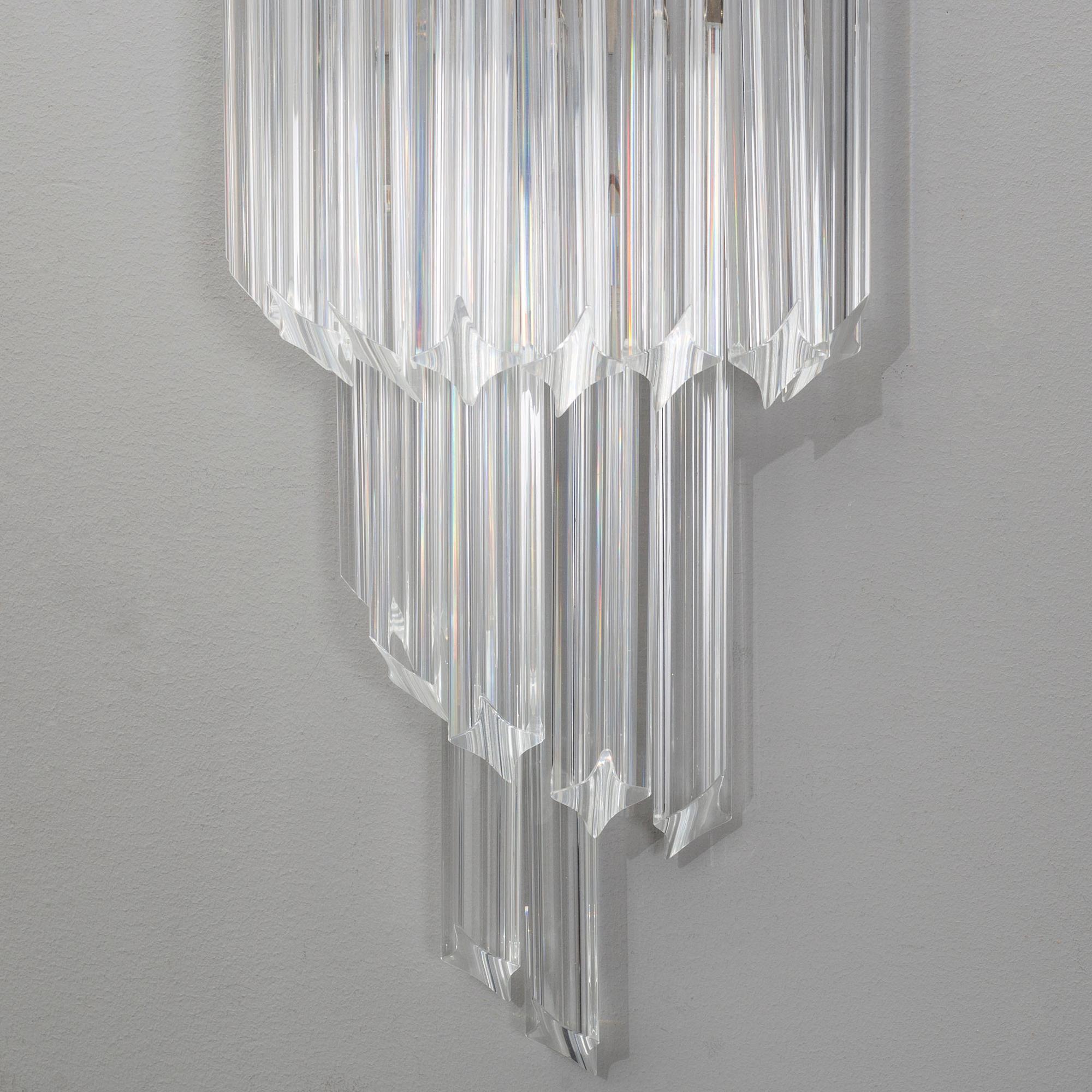 A pair of Murano wall sconce, 1970s.