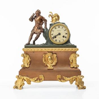 A mantel clock, France, early 20th Century.