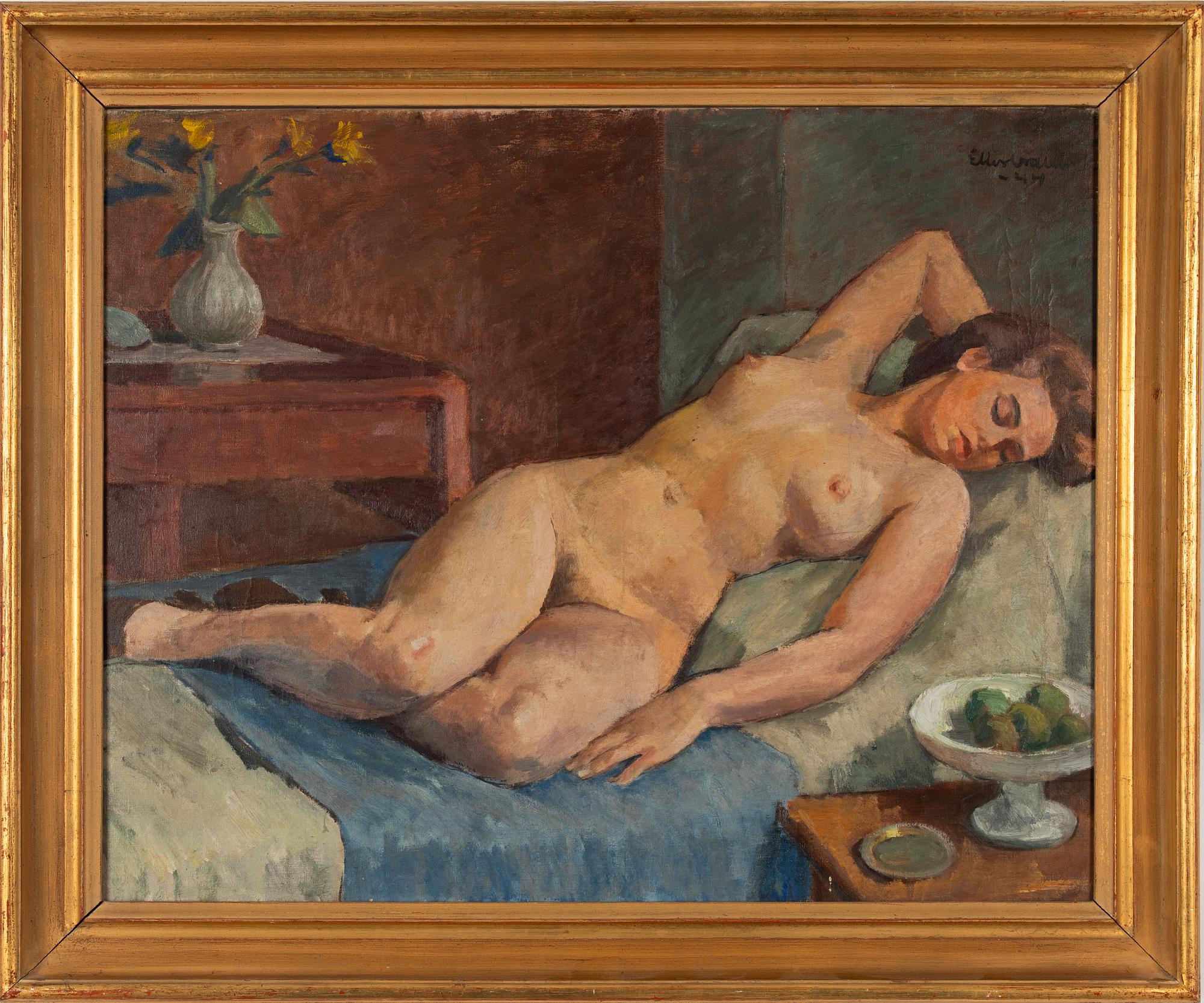 Ellis Wallin, "Sovande flicka".