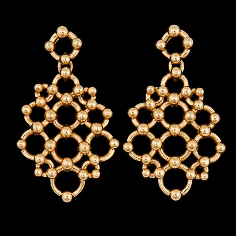 A pair of Tiffany & Co earrings.