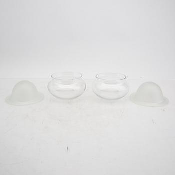 A set of six glass bowls by Signe Persson-Melin.