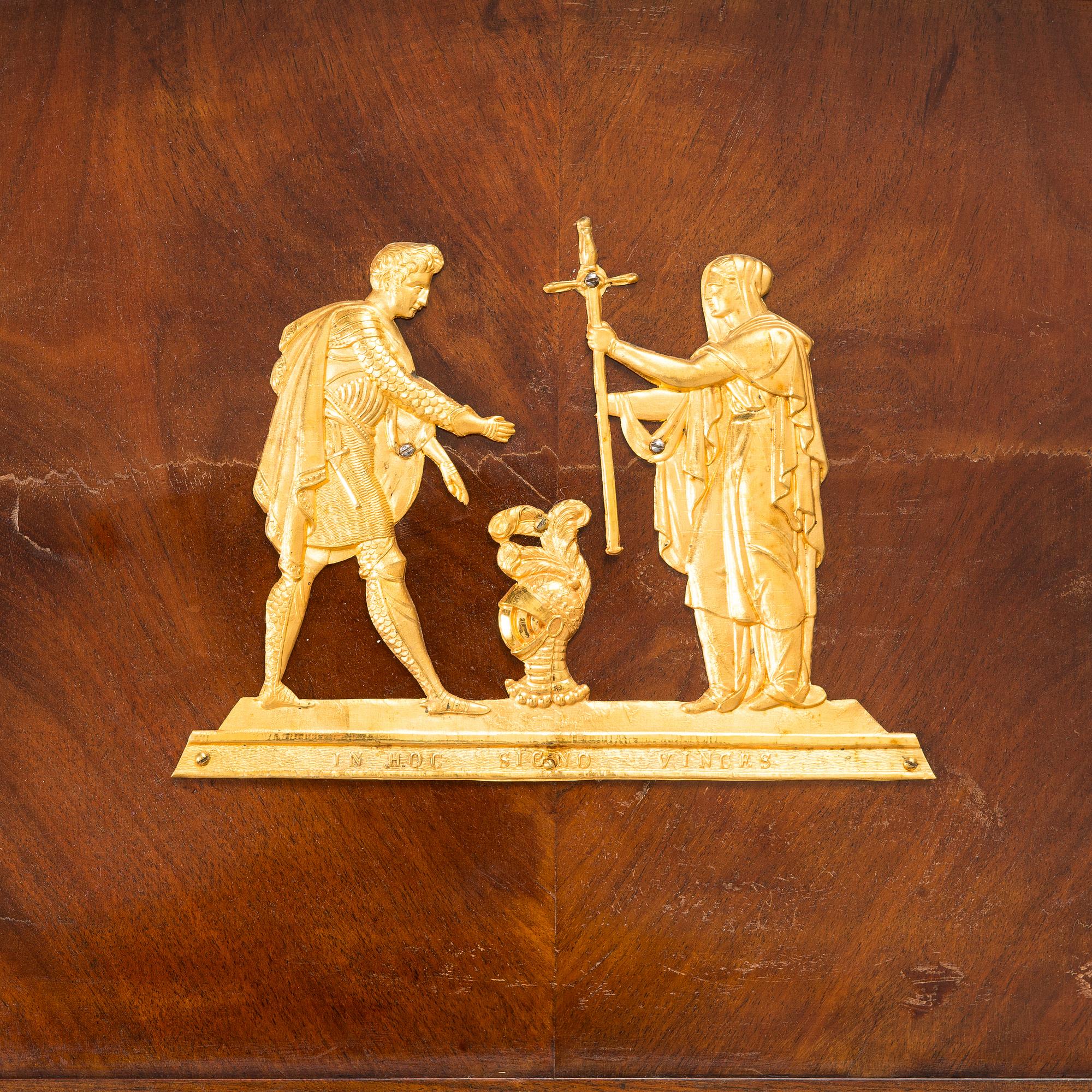 Spegel, biedermeier, 1800-talets mitt.