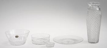 GLASSERVIS, 262 delar, glas, Kosta.