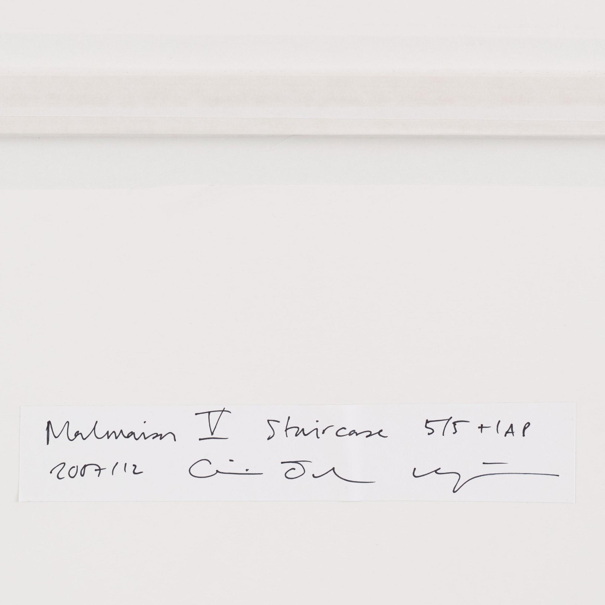 Cecilia Ömalm, "Malmaison V (Staircase)", 2007.