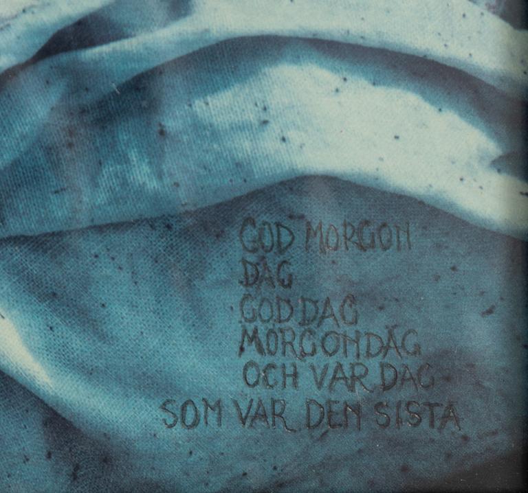 Gudrun Åhlberg, "God Morgon-Dag-Morgondag-Och var dag, som den sista".