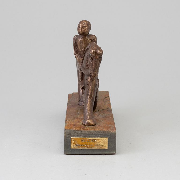 BIRGITTA STENBERG, sculpture, bronze.