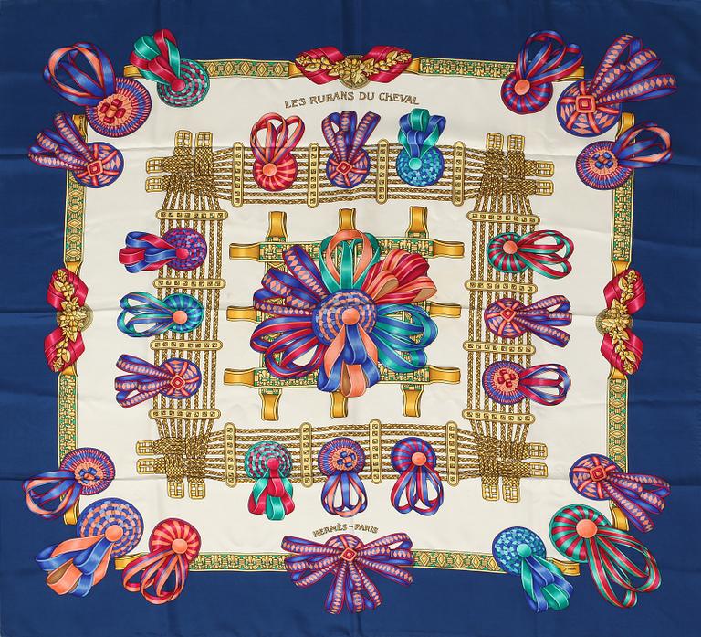SCARF, "Les Rubans Du Cheval", Joachim Metz, Hermès.
