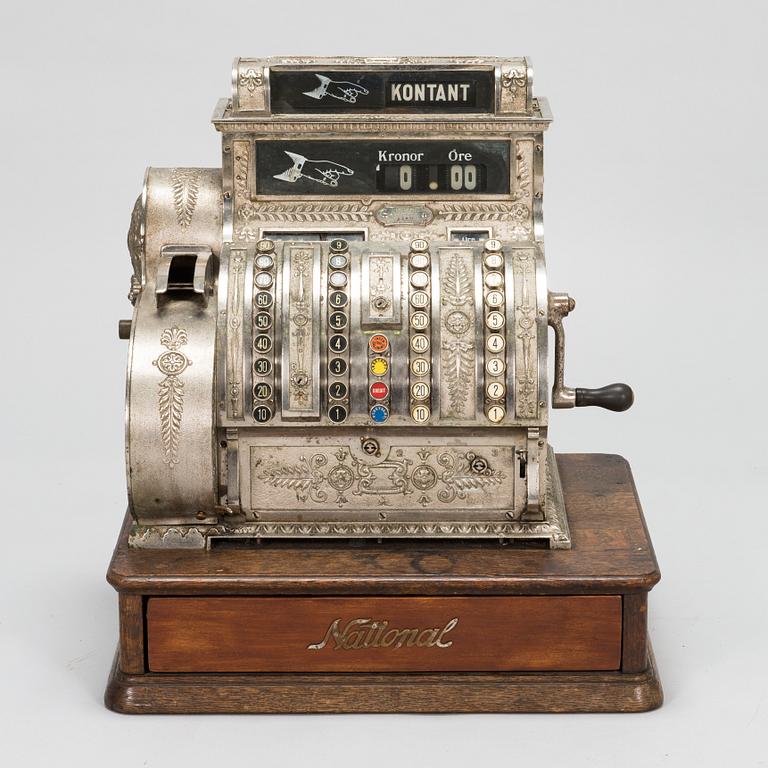 An early 20th-century cash register by National.