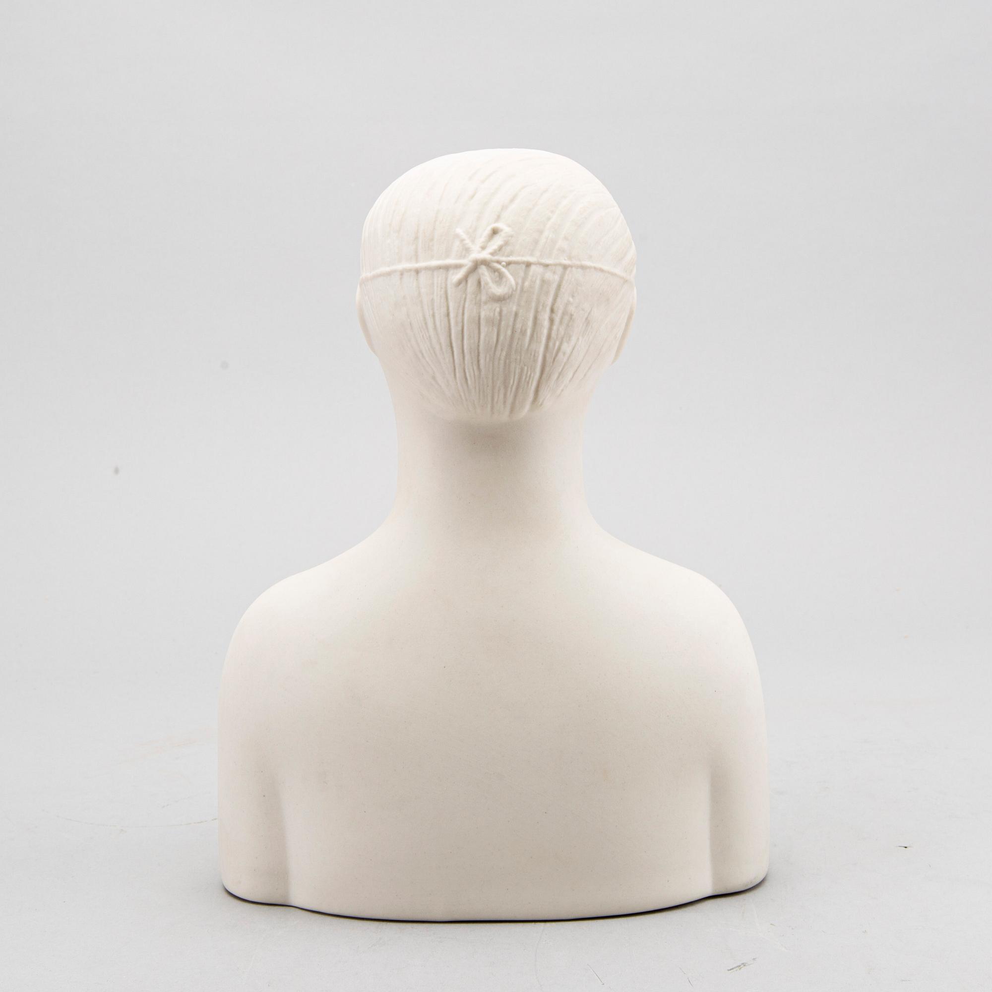 STIG LINDBERG, parian, "Mannen med mask", Gustavsberg.