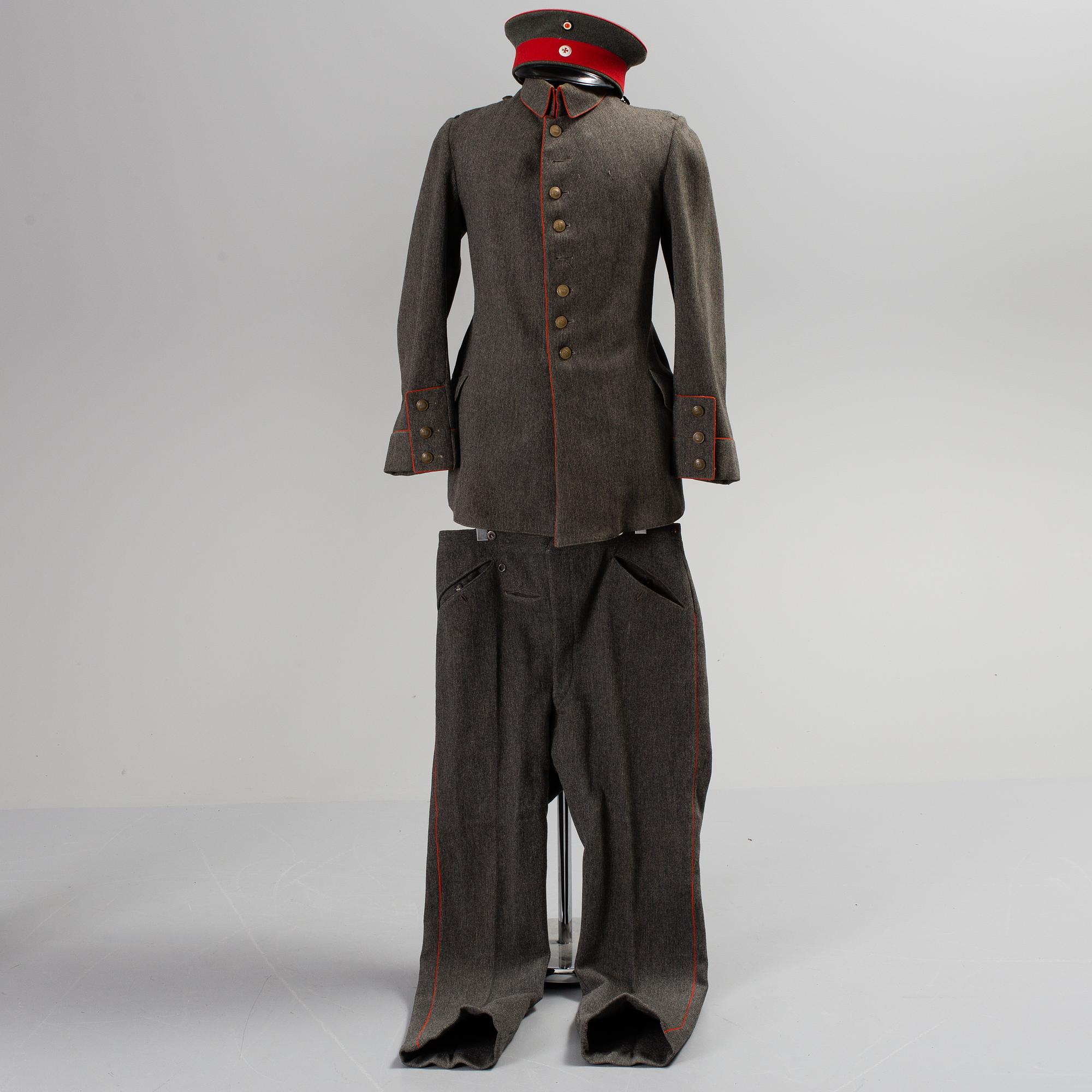 UNIFORM, 3 delar, Preussen, Tyskland, 1900-talets början.