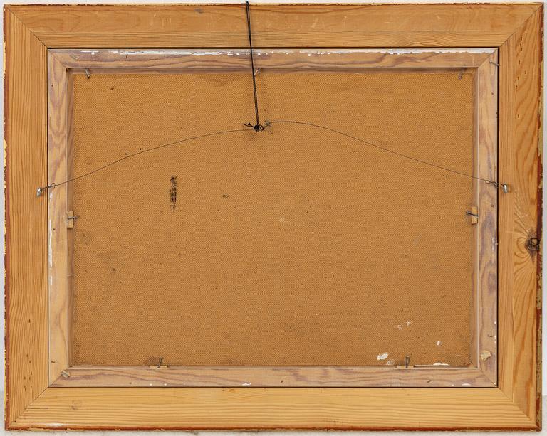 Lindorm Liljefors, Arctic fox on stone.