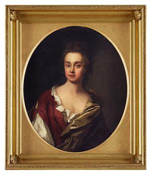 907. Mikael Dahl, Porträtt föreställande Madame Eliz. Herbert.