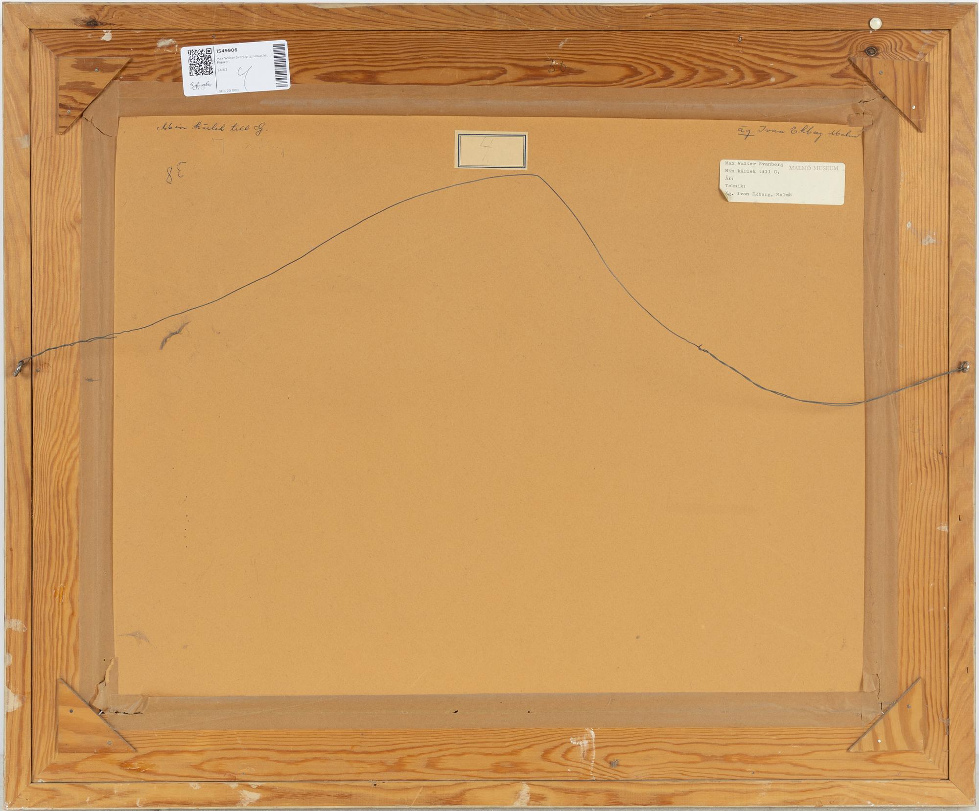 Max Walter Svanberg, "Min kärlek till G".