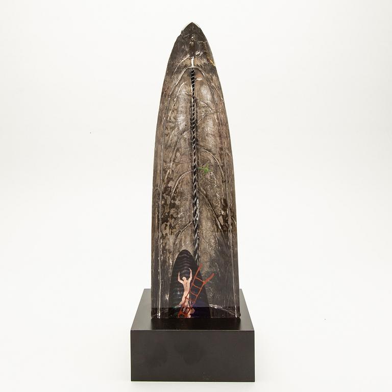 Bertil Vallien, a glass sculpture from Kosta Boda.