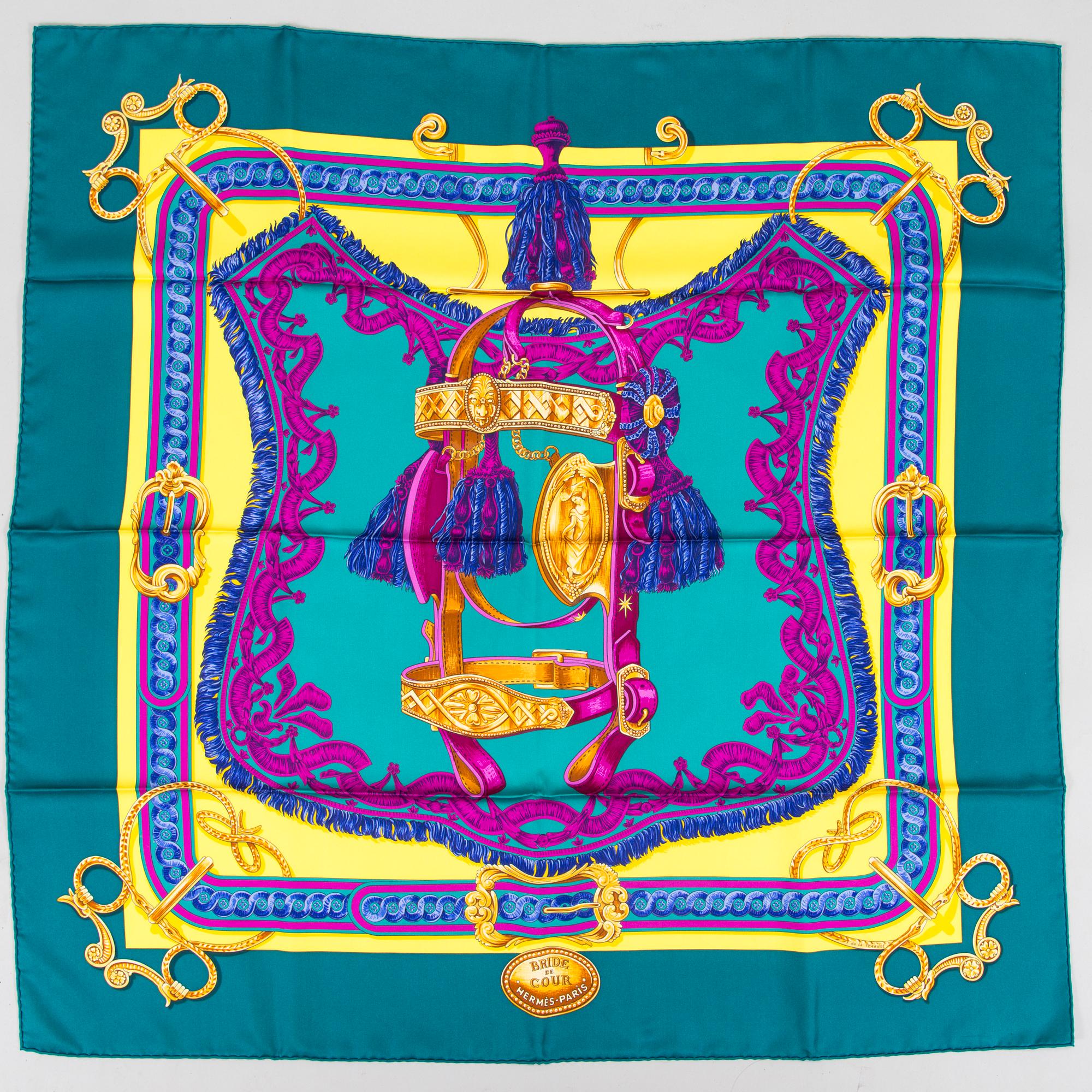 Hermès, huivi "Bride de Cour".