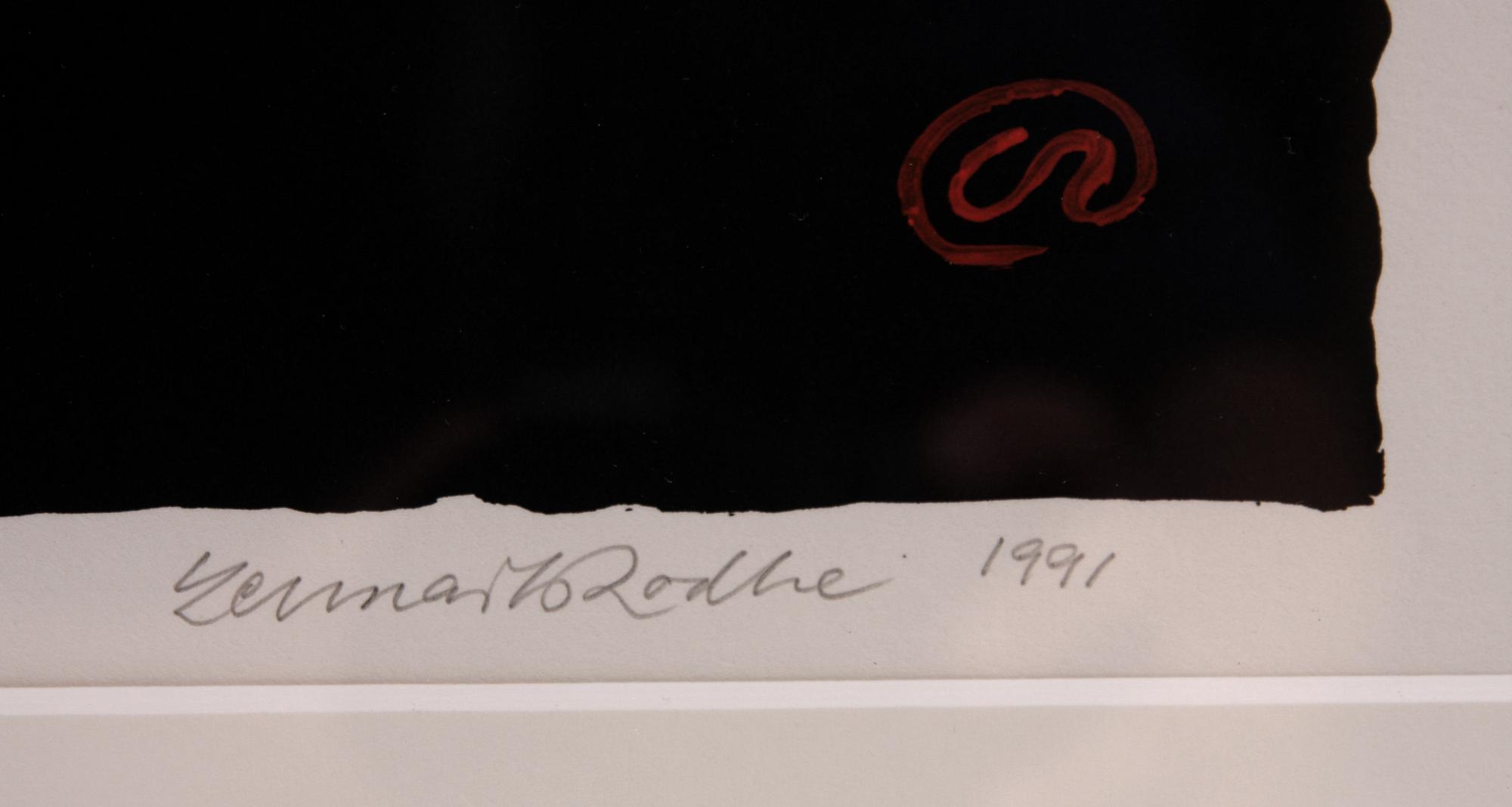 LENNART RODHE, färglitografi, sign o dat 1991, numr 37/50.