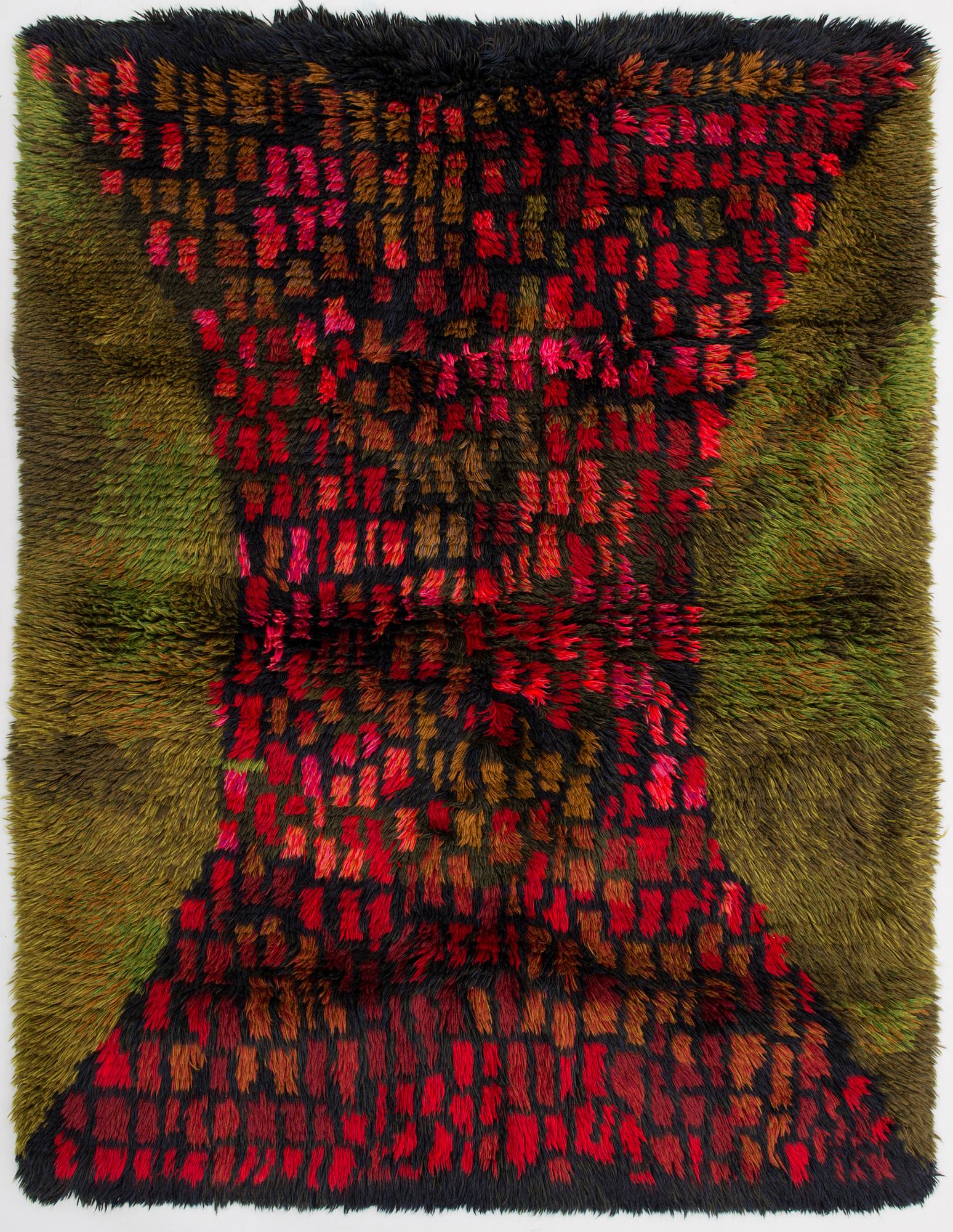 UHRA-BEATA SIMBERG-EHRSTRÖM, ryijy. 155x120 cm.