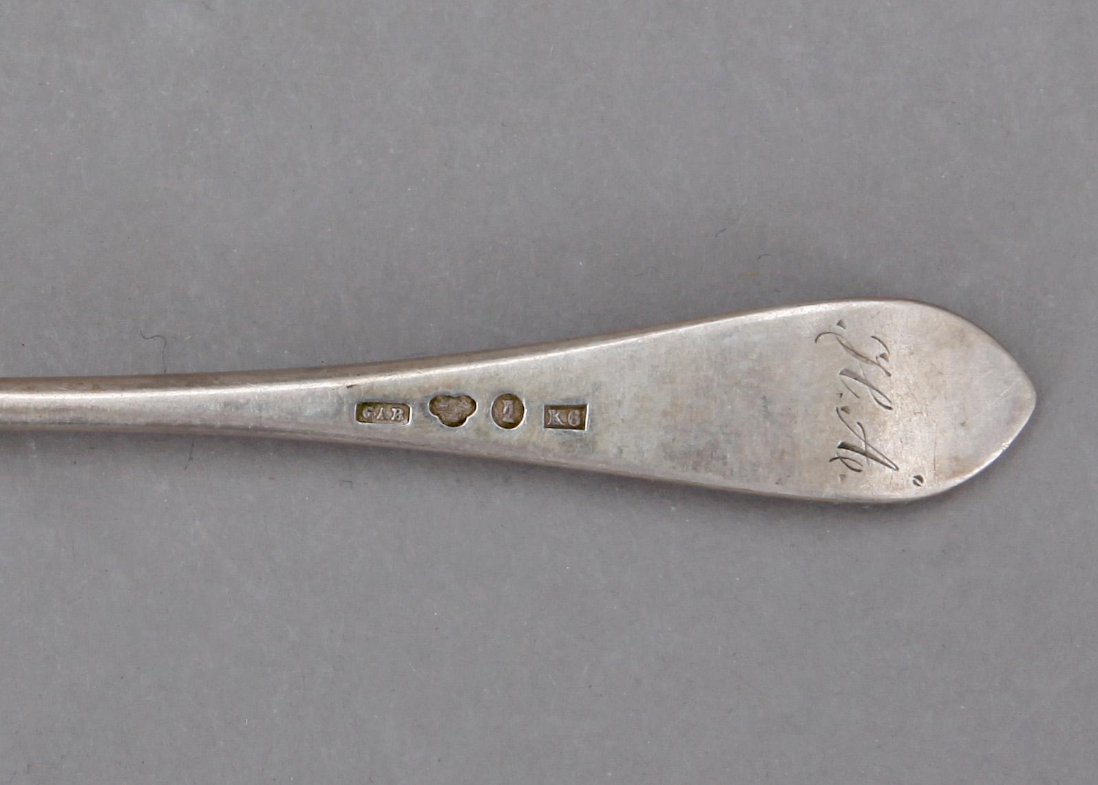 BESTICK, silver, 66 delar, GAB och JET, Stockholm, ca 1886-1901, vikt ca 3098 g.