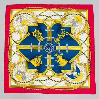Hermès, a 'Grande Tenue' silk scarf.
