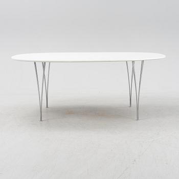 Bruno Mathsson & Piet Hein, a 'Super Elliptical' dining table from Fritz Hansen, Denmark, late 20th Century.