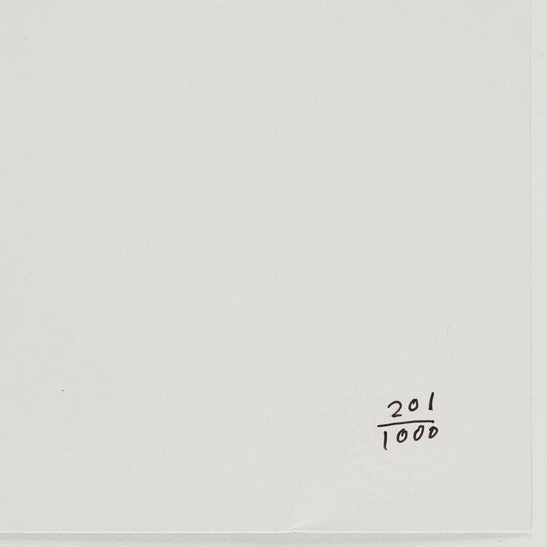 Banksy, "Flag (Silver)".