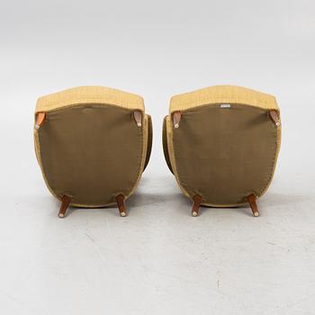 Carl Malmsten, a pair of "Farmor",  armchairs, O.H. Sjögren, Sweden, second half of the 20th century.