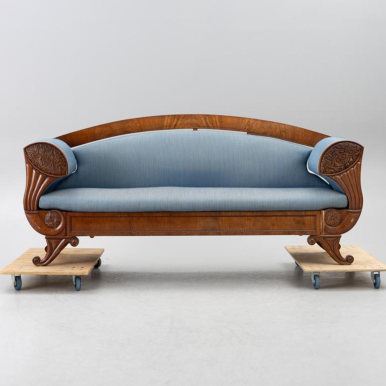 Soffa, 1800-talets första hälft. Empire.