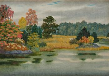 534. Oskar Bergman, Autumn Landscape.